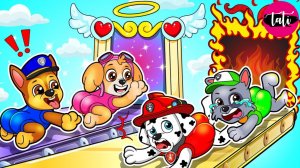 Щенячий патруль и Маршалл. Залипательное видео. Мультфильм для детей и малышей. Анимация