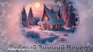 Вечерняя нежность. Добрый вечер. Шикарная музыкальная открытка.