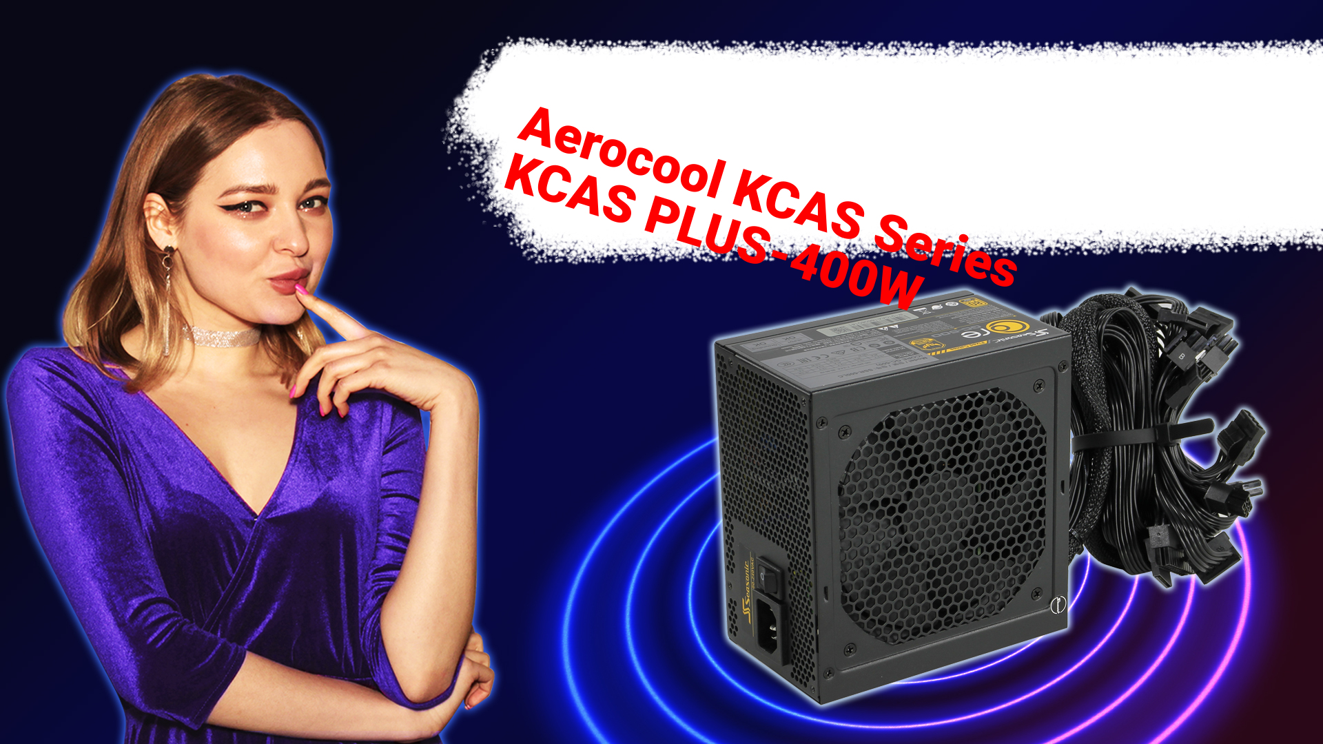 НИКС Компьютерный Супермаркет: видео про Блок питания Aerocool KCAS Series KCAS PLUS-400W 400 Вт смотреть онлайн