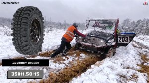 JOURNEY Digger на снежном болоте