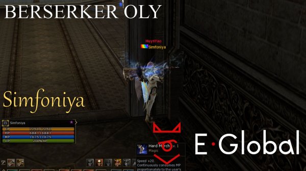 LINEAGE 2 E-GLOBAL OLY BERSERKER SIMFONIYA L2