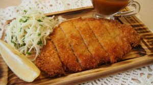 Корейская кухня: Свиная отбивная или Тонкасы (돈가스) - тонкацу