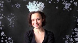 Делаем корону для снежной королевы своими руками.