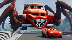 Эпический побег из Зомби-Пожирателя Молний Маккуина, Пожирателя Баббы｜BeamNG.Drive