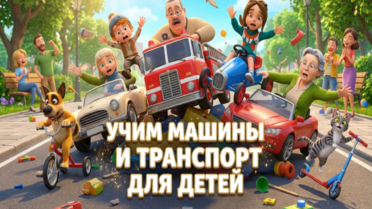 День машин. Учим машины. смотреть онлайн