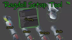 Asset Unity - Ragdoll helper (Помощник тряпичной куклы)