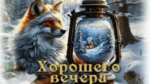 Чудесного зимнего вечера. Музыкальная открытка.