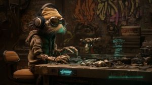 Ночные знания - Ритмичная музыка киберпанка, фоновая музыка для отдыха и расслабления