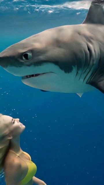 В океане с акулой смотреть онлайн