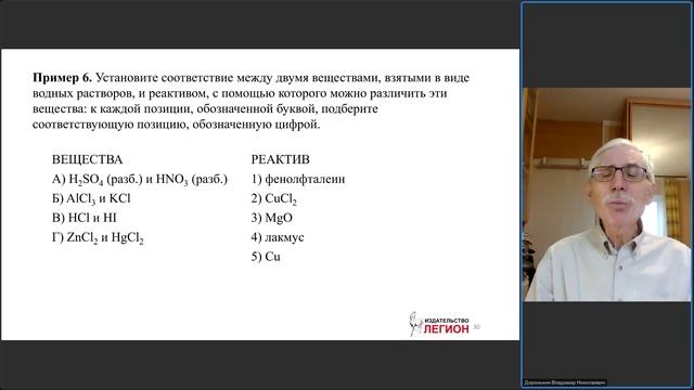 Качественные реакции на органические и неорганические вещества. Вопрос 24 ЕГЭ по химии 2026 года смотреть онлайн