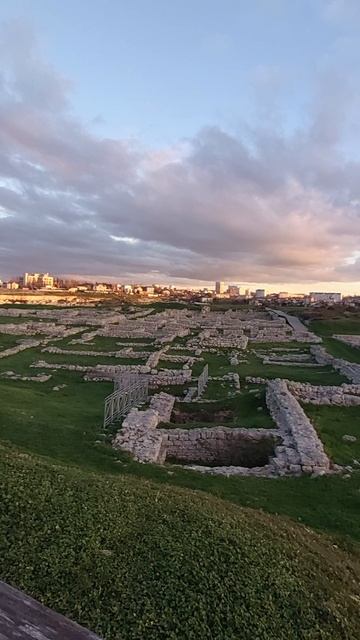Старый Херсонес в Севастополе - обзор панорамы древнего города и моря смотреть онлайн