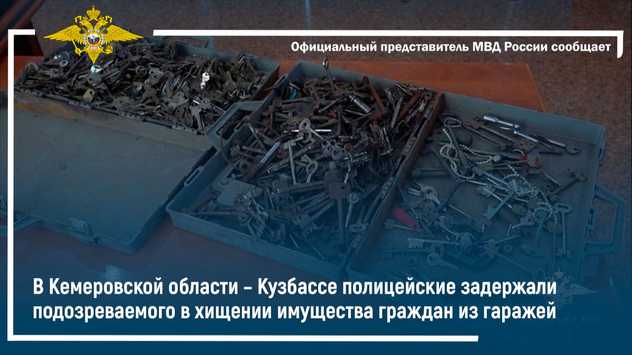 Полицейские задержали подозреваемого в хищении имущества граждан из гаражей смотреть онлайн