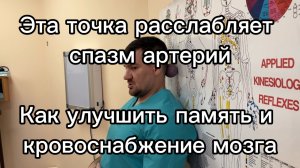 Увеличил кровоснабжение мозга на 150% когда нажал на эту точку. Увеличивает память в 18 раз за 2 мин