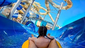 Самые захватывающие водные горки в Бельгии в аквапарке Aqualibi!