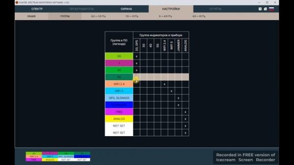 Hunter PRO 04. Настройки