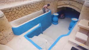 Как построить секретный подземный аквапарк с горками.