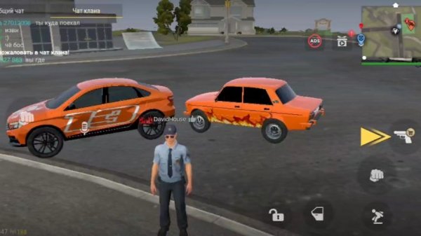 «Купил Tesla в Madout 2 🤯 — и получил 100 алмазов! 🎁 Без рекламы!» (стикеры: 💥, 🎁, 🚘)