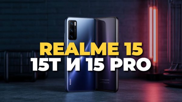 Realme 15 5 G, 15 T и 15 Pro 2025 — полный обзор серии смартфонов