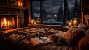 Камин и Вьюга. Звуки для Уютного Настроения, Релакса и Сна