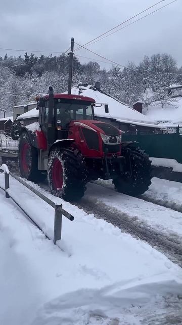 Zetor Crystal 160 ❄️ Зимний снегоуборщик! смотреть онлайн