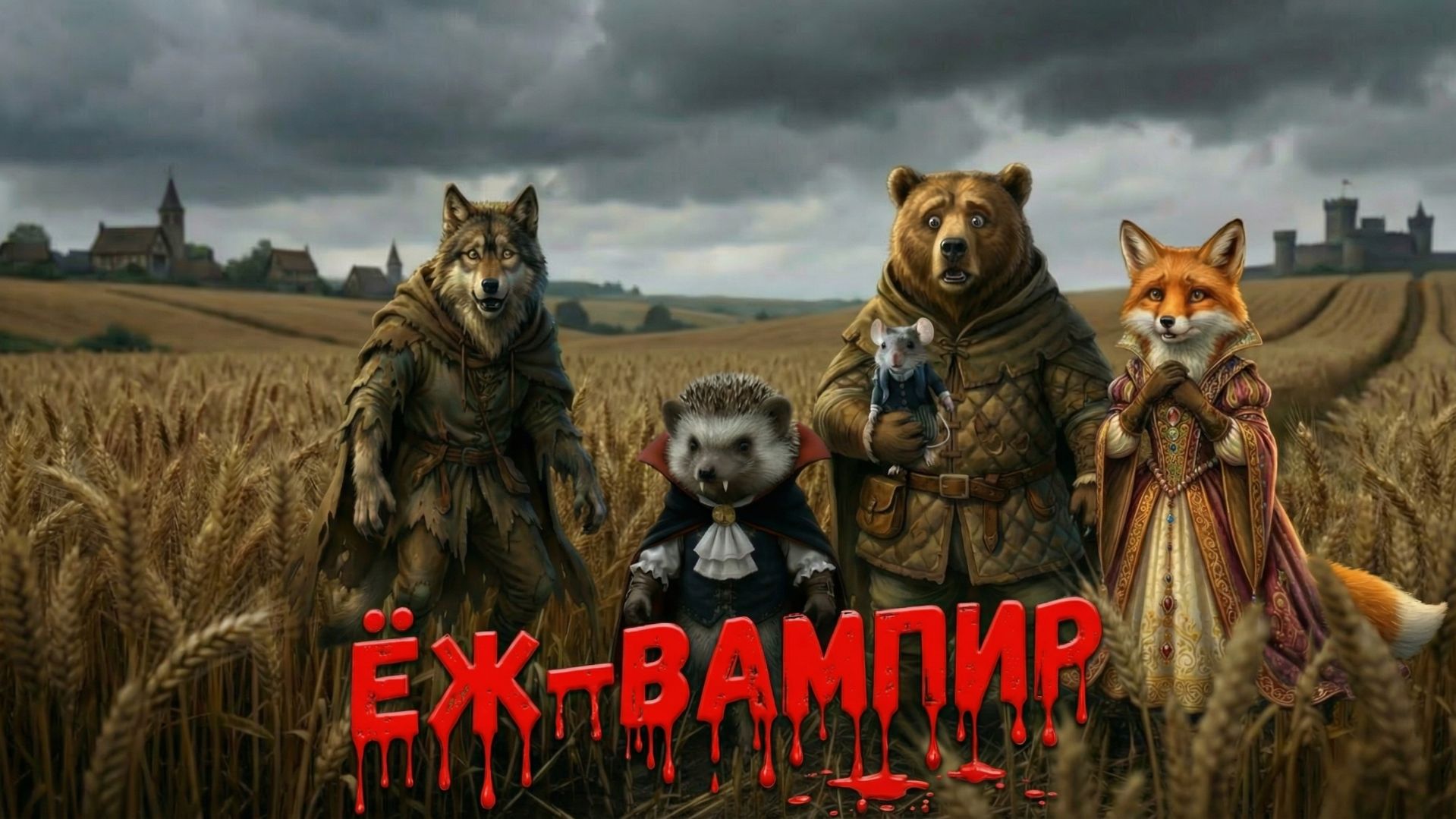 Ёж-вампир. Страшно-весёлая сказка на ночь.