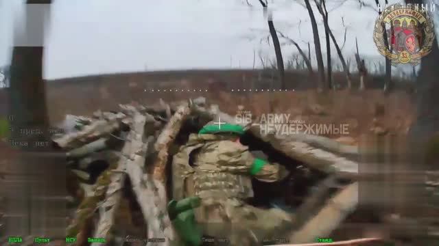 Работа расчётов FPV бригады "Неудержимые" по л/с ВСУ смотреть онлайн