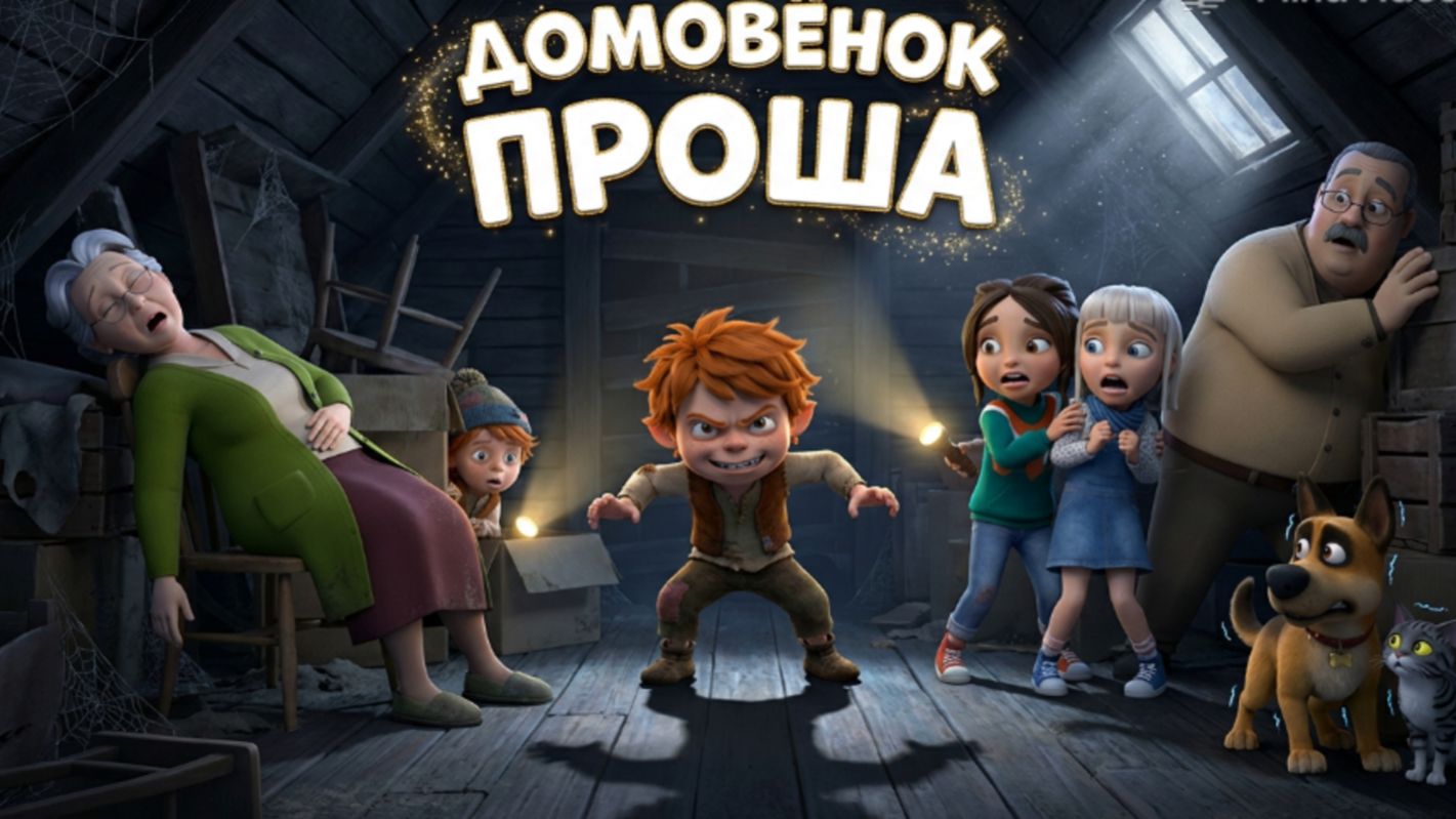 Домовёнок Проша — добрая сказка о проказнике-хранителе дома, дружбе и волшебстве смотреть онлайн