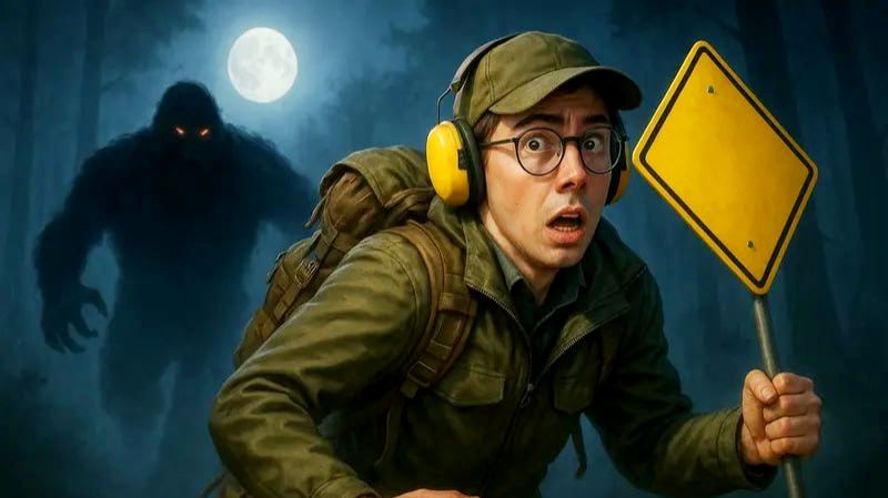 БИГФУТ КИДАЕТ В МЕНЯ ДОРОЖНЫЕ ЗНАКИ! #1