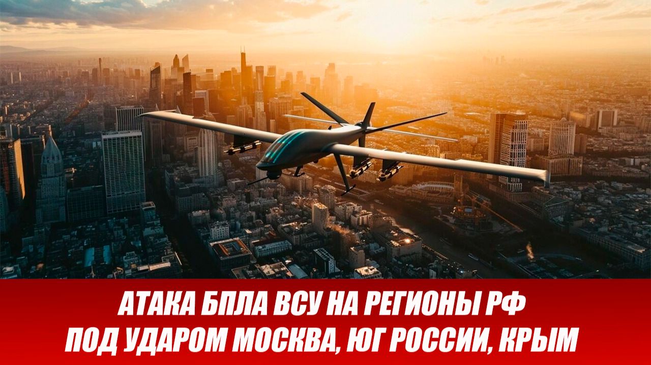 "Удар по России"! БПЛА ВСУ атаковали Москву, юг РФ, Крым. Последние новости сегодня 04.12.2025 смотреть онлайн