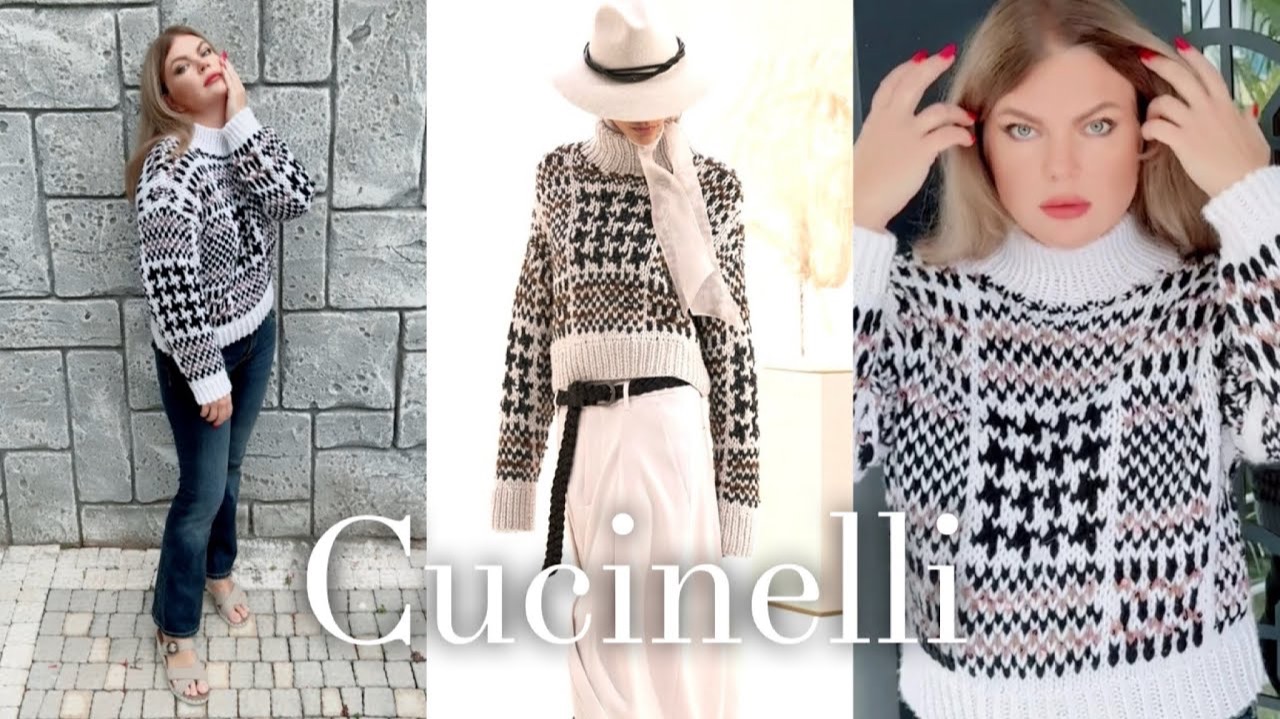 СВЯЗАЛА и ПРИМЕРИЛА РОСКОШНЫЙ СВИТЕР CUCINELLI 🔥 ЗИМА 2025 🔥 МАСТЕР-КЛАСС!