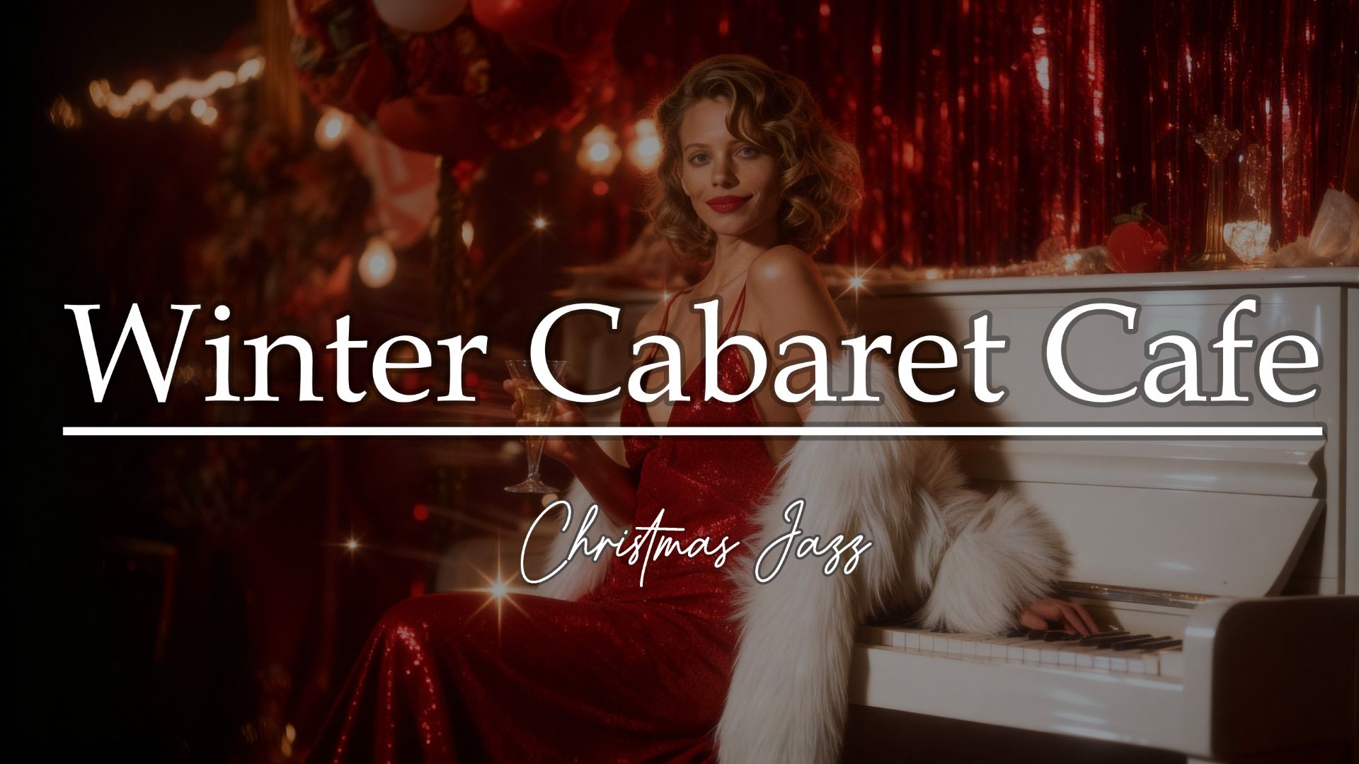 Музыка для новогоднего настроения | Зимнее кабаре | Winter cabaret cafe | Джаз смотреть онлайн