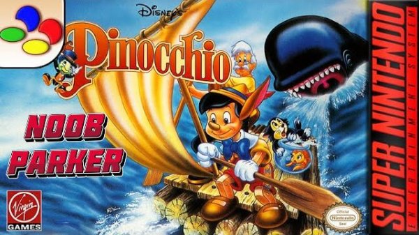Pinocchio Pinocho Disney Super Nintendo Snes Ретро аркада