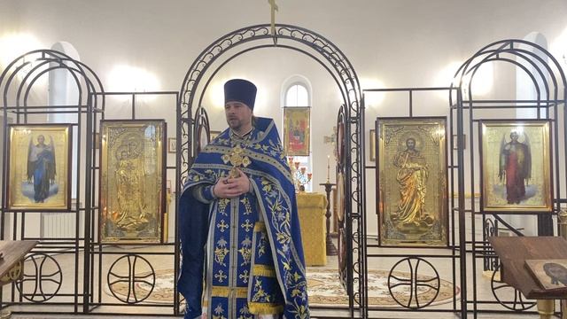 Проповедь в праздник Введения во Храм Пресвятой Богородицы (04.12.2025).