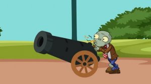 Plants vs. Zombies Cartoon: Zombie with a Cannon