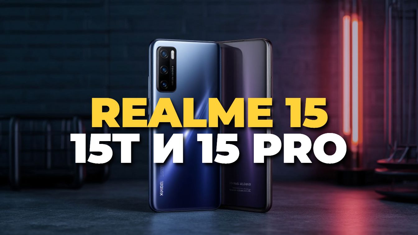 Смартфоны Realme 15 5 G, 15 T и 15 Pro 2025 — что нового? смотреть онлайн