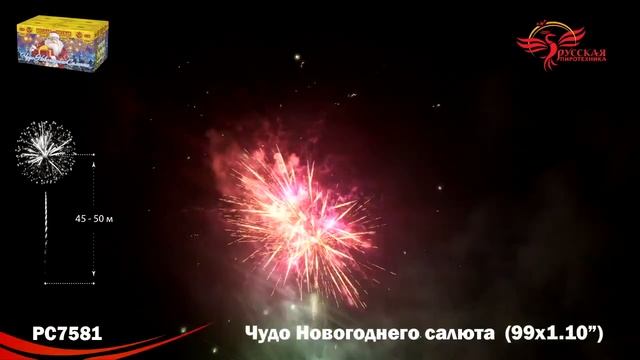 Чудо новогоднего салюта 1,1х99