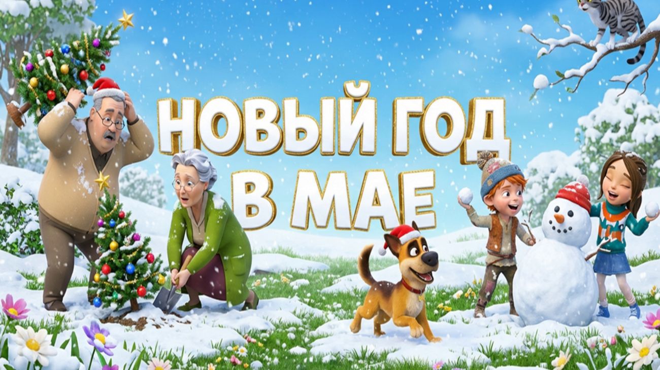 Новый год в мае — удивительная история бабушки Лены о настоящем чуде | Семейный мультфильм для детей смотреть онлайн