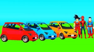 Мультфильмы про маленькие машинки, кебаб, человек паук и супергерои, веселые мультфильмы для детей.