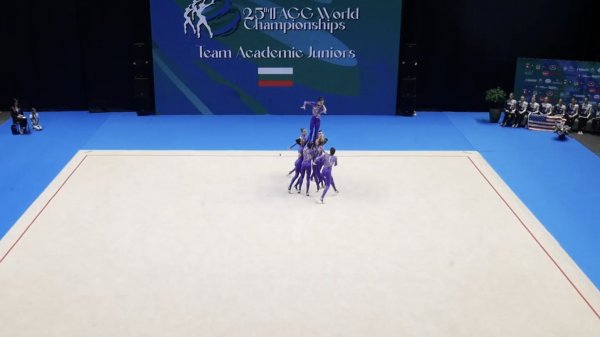 TEAM ACADEMIC JUNIOR BUL IFAGG World Championships 2025 #эстетическаягимнастика #aestheticgymnastics