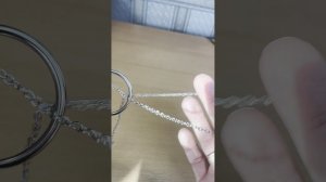 фокус цепочка с кольцом