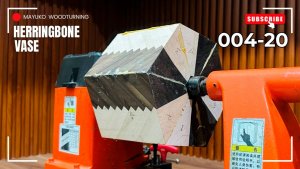 Сегментное точение дерева Ваза из дерева своими руками Токарка по дереву №004_20