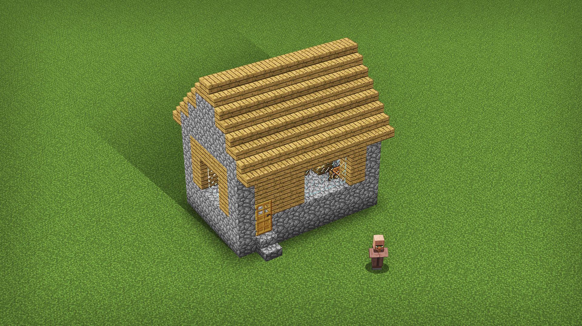 В ЭТОЙ ДЕРЕВНЕ ЖИВЁТ ВСЕГО ОДИН ЖИТЕЛЬ В МАЙНКРАФТ | Риколит Minecraft смотреть онлайн