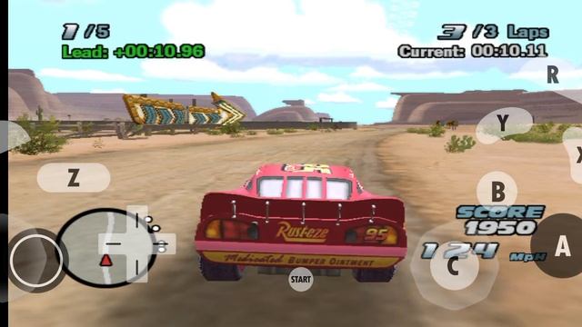 Cars: The Video Game (GameCube) Dolphin Emulator