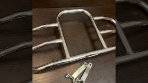 Дуги безопасности передние для мопеда DELTA Дельта, ALPHA Альфа (хром)