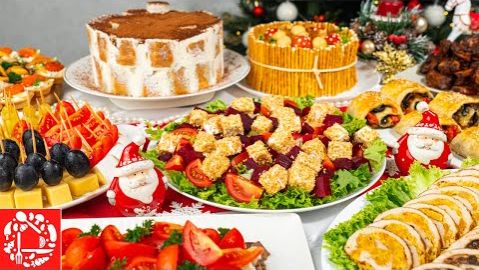 Меню на Новый год 2026 Готовлю 11 блюд на ПРАЗДНИЧНЫЙ СТОЛ Торт Салаты и Закуски [ смотреть онлайн