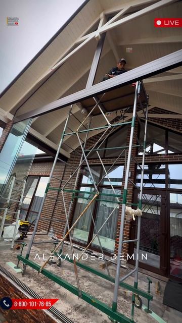 Раздвижное Безрамное остекление террасы смотреть онлайн