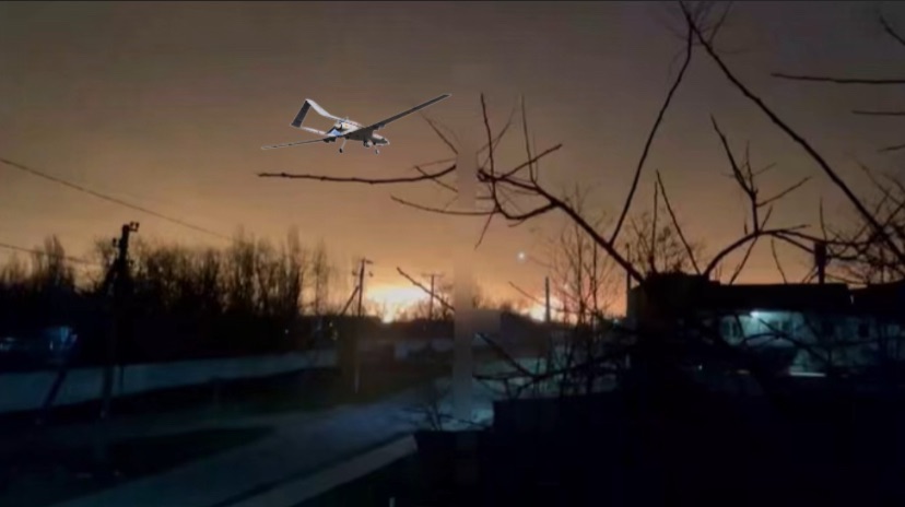 Появились кадры атаки БПЛА на Темрюк. Атакован порт. Новости 05.12.2025 смотреть онлайн