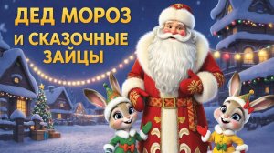 Новогодний мультик для детей. Дед Мороз и сказочные зайцы