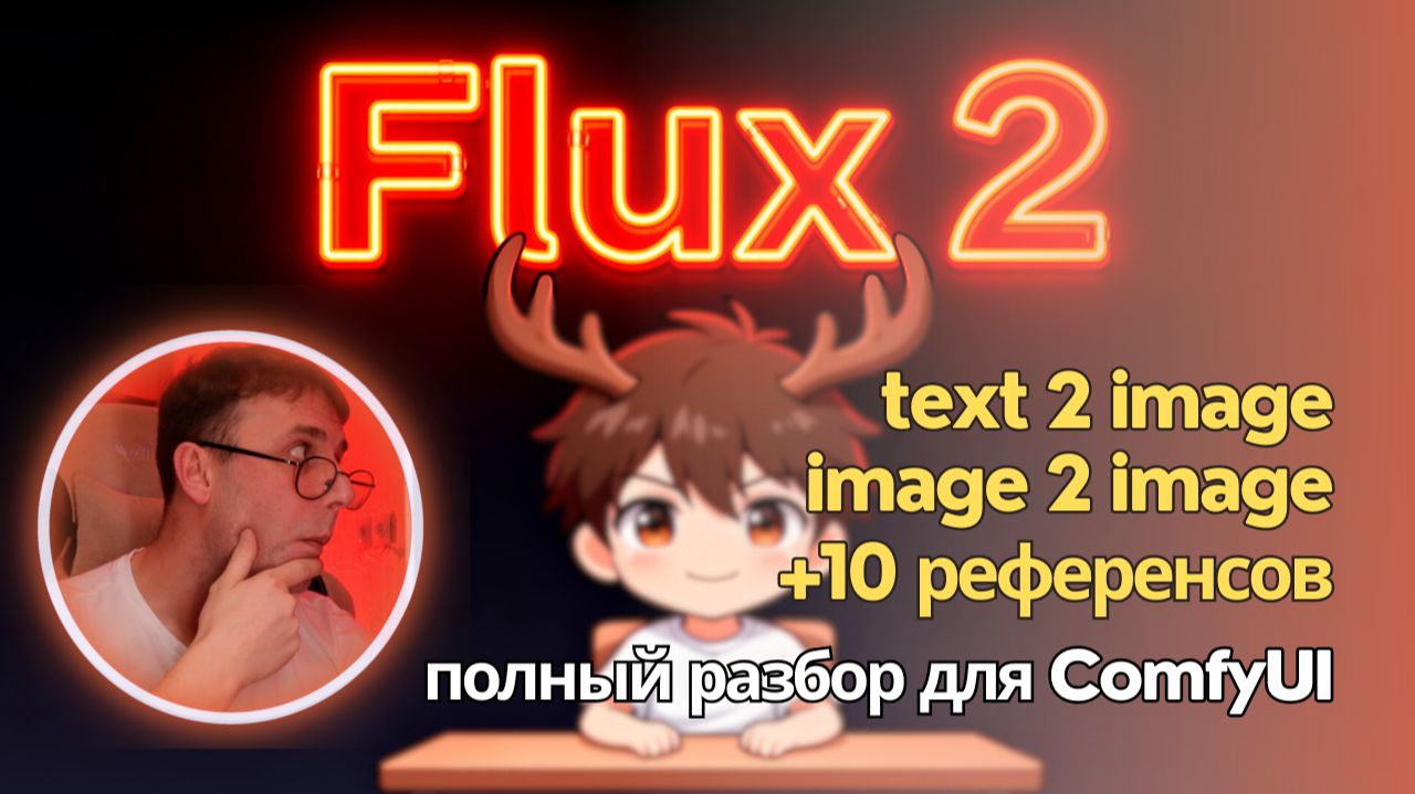 FLUX 2 - это прекрасно! Полный детальный разбор и демонстрация возможностей модели. Локально в Comfy смотреть онлайн