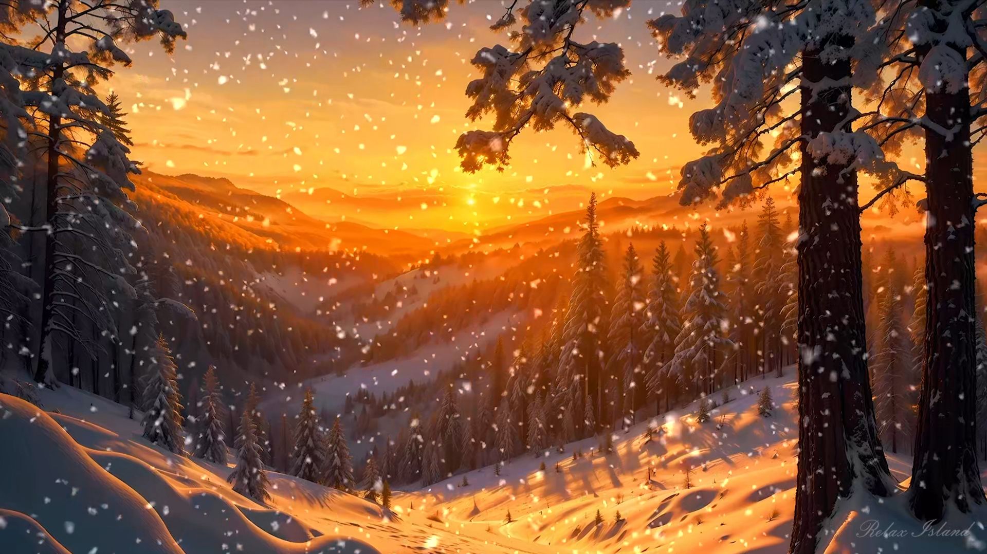✨ УСПОКАИВАЮЩАЯ МУЗЫКА ДЛЯ СНА И ПОДАВЛЕНИЯ СТРЕССА 🎵 ЗИМНЯЯ МУЗЫКА ДЛЯ ДУШИ В ЛУЧАХ ЗАКАТА смотреть онлайн